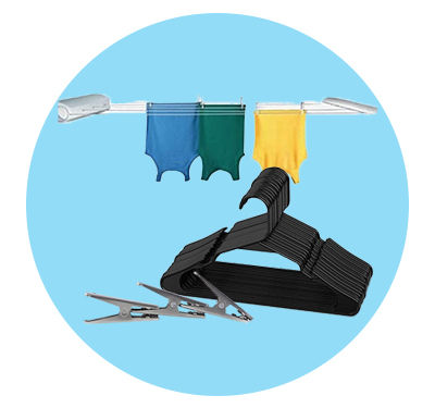 Hangers, Clips & Rope